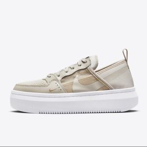 Nike Court Vision Alta Sneakers - Cream - 8.5